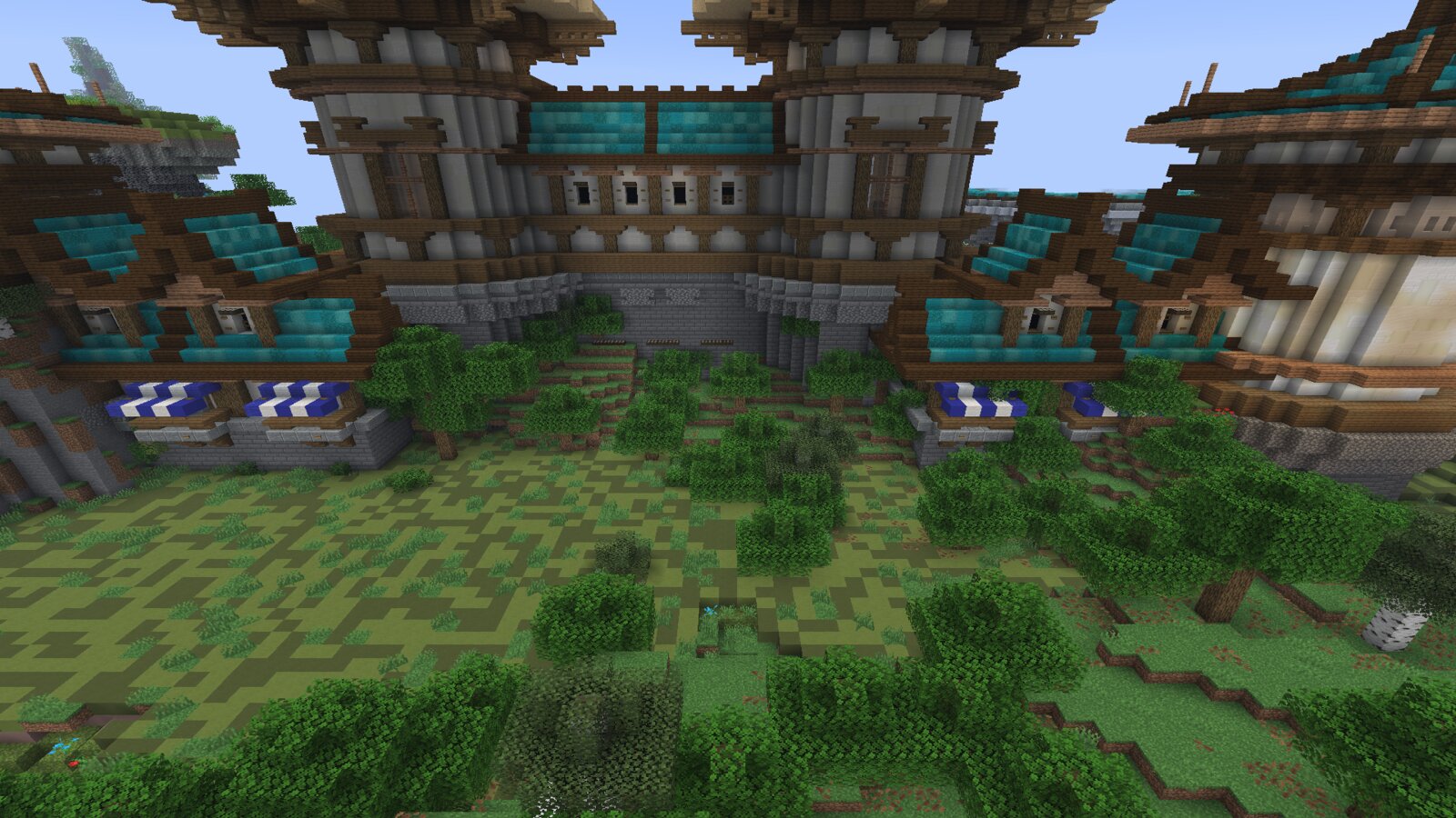 The keep above the spawn village gate